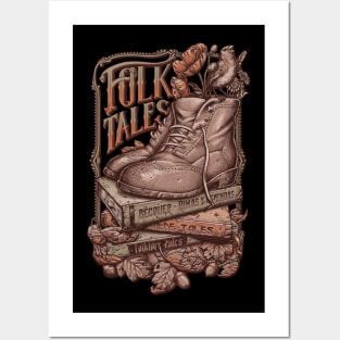 Folk Tales - Vintage colors Posters and Art